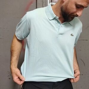 Lacoste Men's Sky Blue Polo Shirt